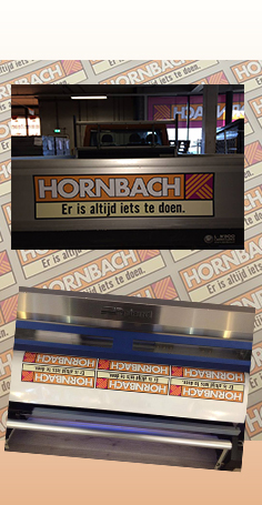 Hornbach bestickering