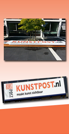 Kunstpost reclameborden