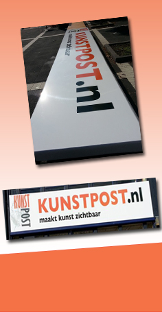 Kunstpost reclameborden