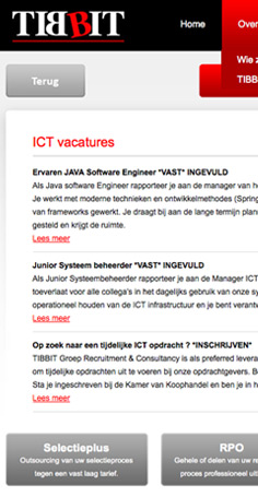 Tibbit vacatures